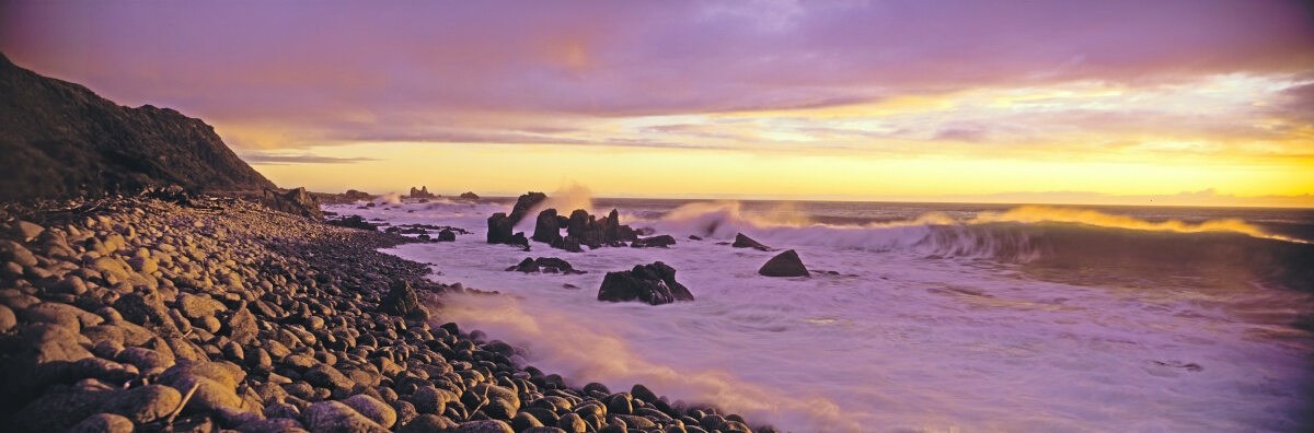Cape Wave Sunset Tony Fergusson Photography Panorama