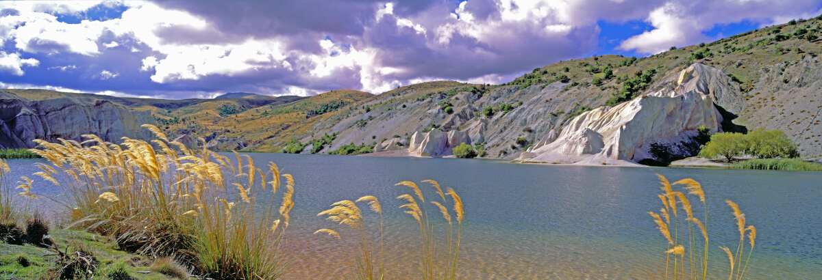 Blue Lake St Bathans Tony Fergusson Photography Panorama