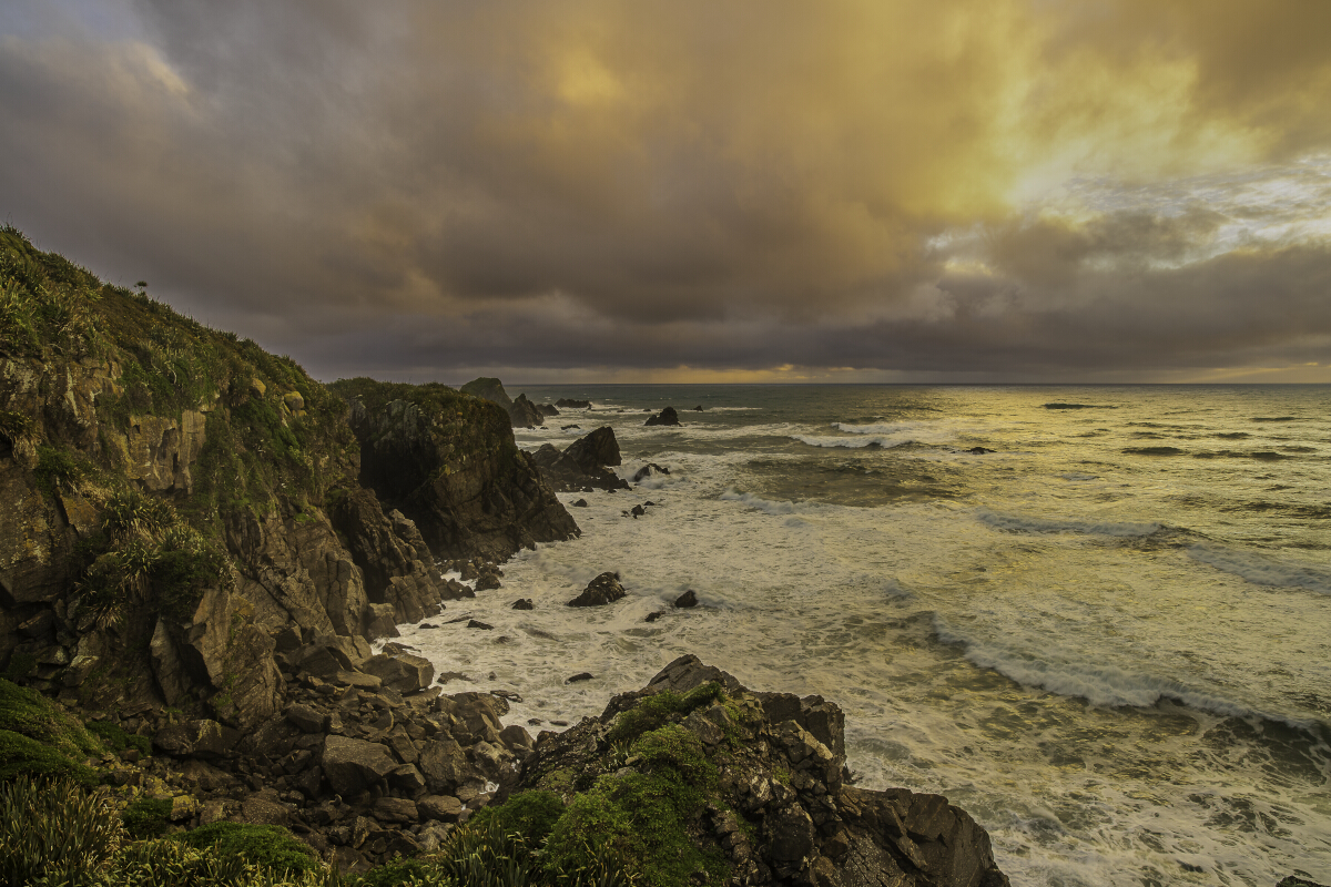 Cape Foulwind Sunset Tony Fergusson Photography Rectangle