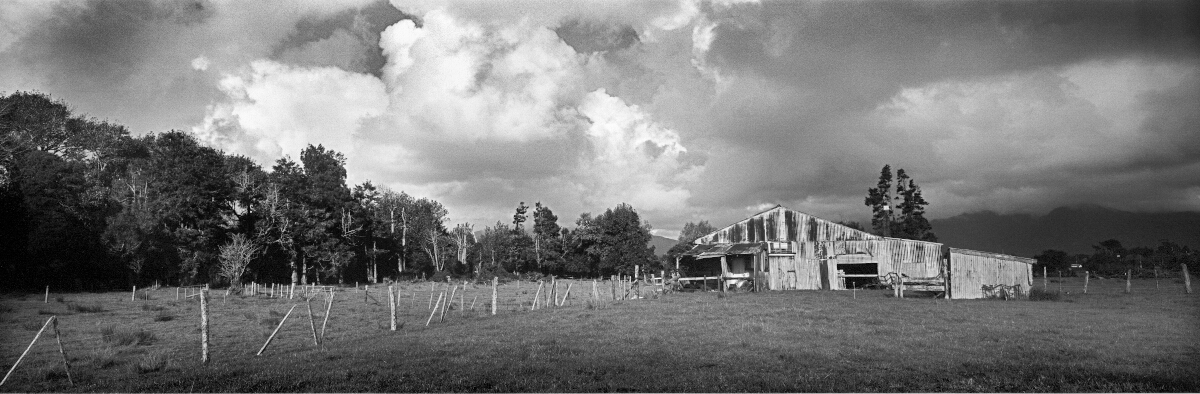 Old Barn B&W Tony Fergusson Photography Panorama