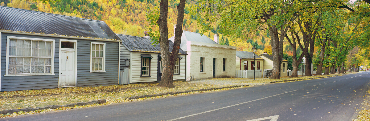 Arrowtown Baches Tony Fergusson Photography Panorama