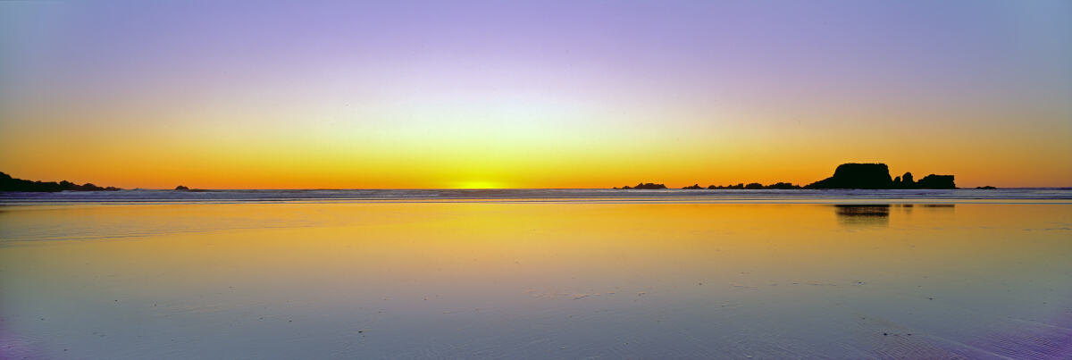 Tauranga Bay Sunset Tony Fergusson Photography Panorama