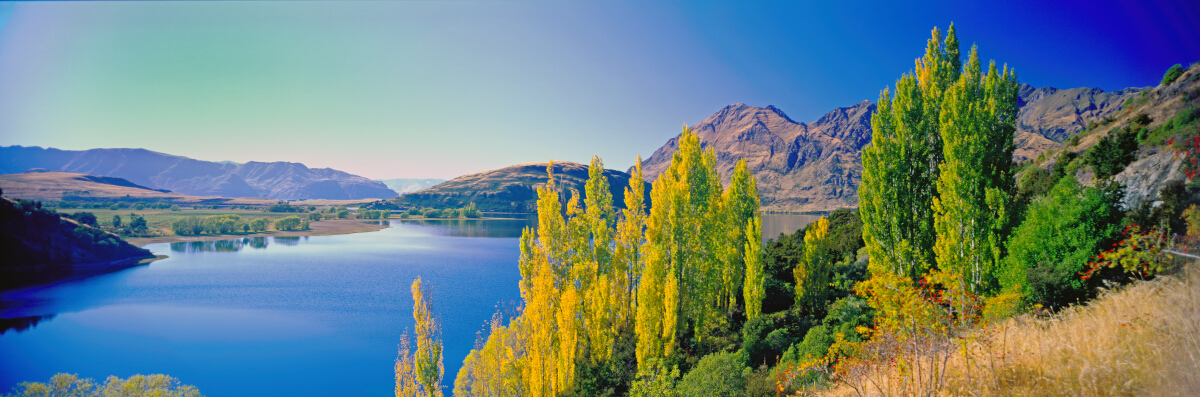 Autumn Lake Wanaka Tony Fergusson Photography Panorama