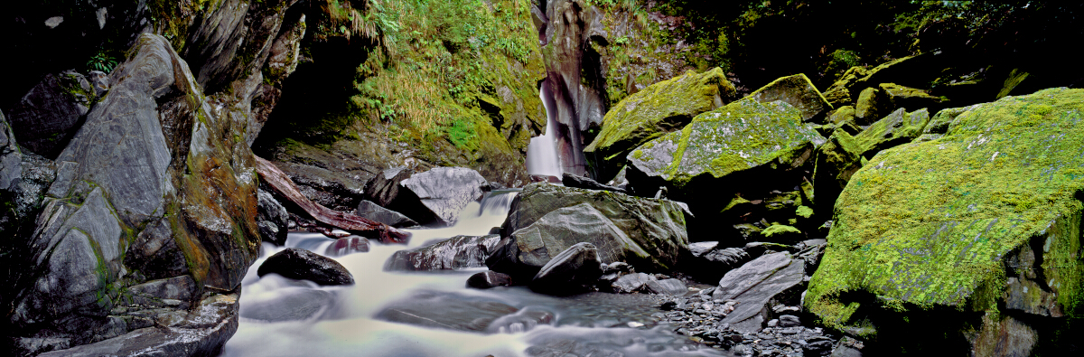 Hidden Waterfall Tony Fergusson Photography Panorama