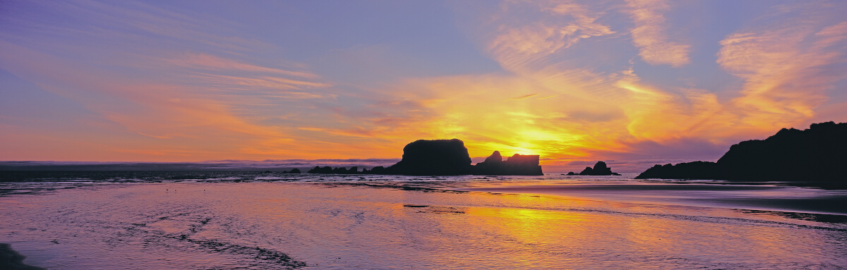 Wall Island Sunset Tony Fergusson Photography Panorama