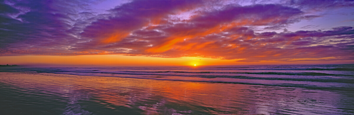 Carters Beach Glow Tony Fergusson Photography Panorama