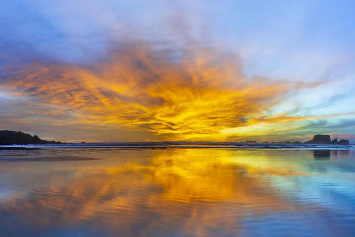 Tauranga Bay Sunset Blast Tony Fergusson Photography Panorama