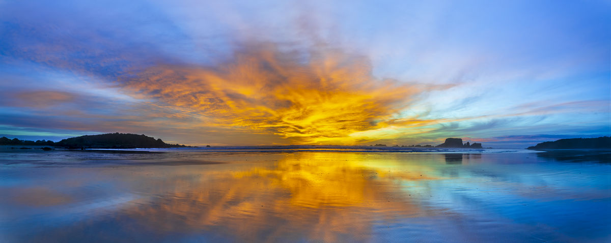 Tauranga Bay Sunset Blast Tony Fergusson Photography Panorama