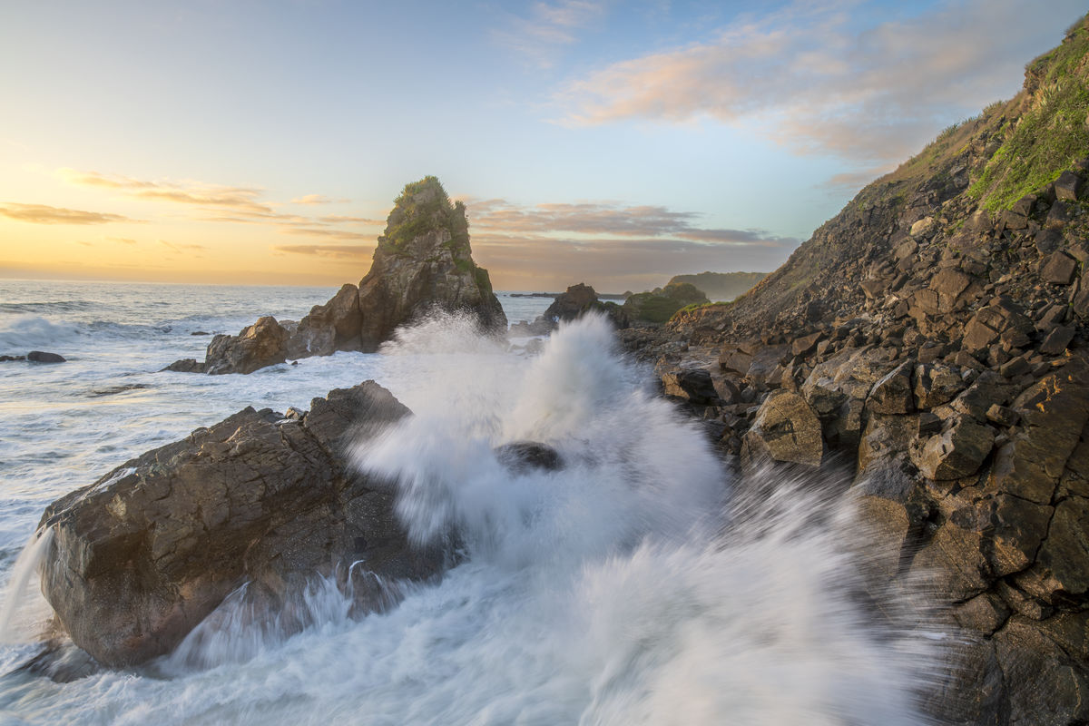 Cape Stack Splash Tony Fergusson Photography Rectangle