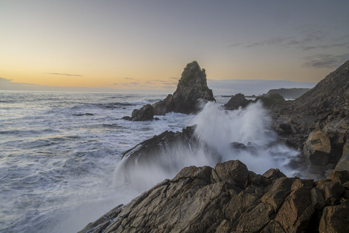 Cape Stack Splash Tony Fergusson Photography Rectangle